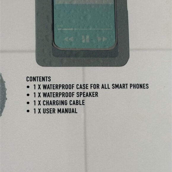 iJoy Hydro-Tunes Combo Pack Shower Speaker And Case-NIB - Picture 4 of 5